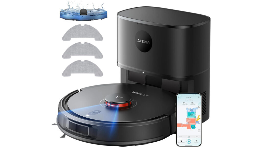 Airzeen Q10 Pro Robot Vacuum Cleaner