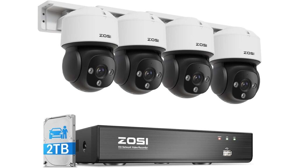 ZOSI C290 4K 8CH PoE Security Camera System 